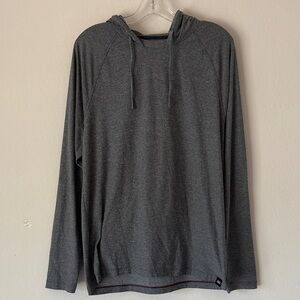 RHONE Dark Gray Lightweight Training Hoodie